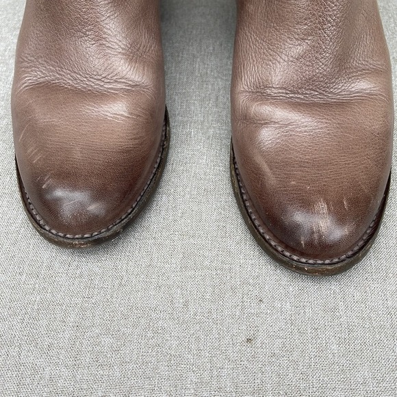 Frye brown western cowgirl ankle boots size 7.5 style B3476291 - Picture 6 of 14